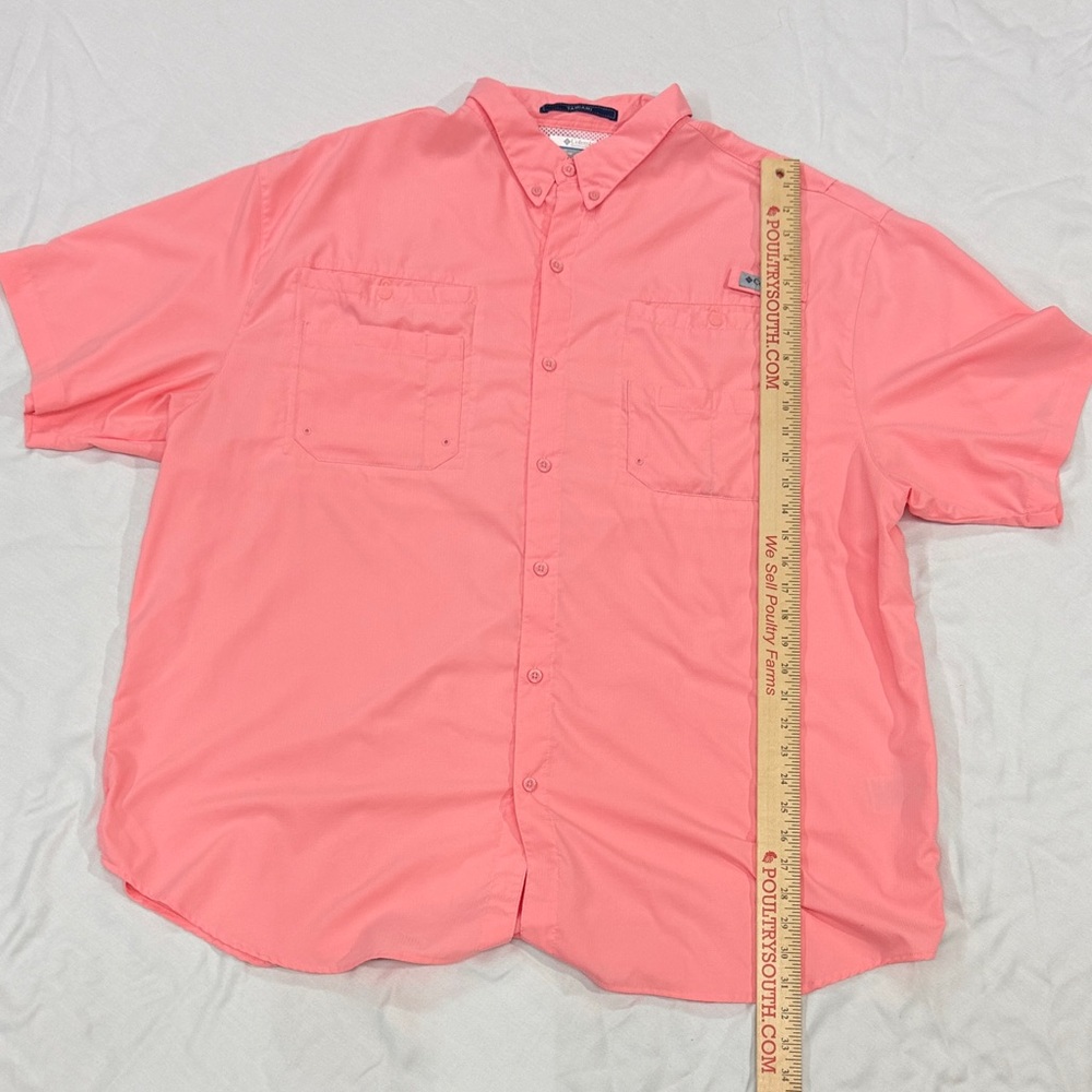 Columbia Men's Coral Short-Sleeve Button-Down Shirt